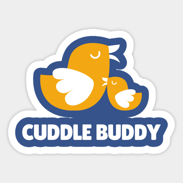 Cuddle Buddy Sticker by faithfamilytee